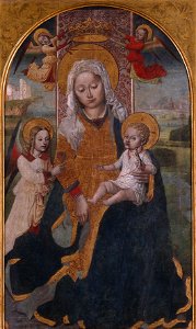 N. Corso - Madonna met kind en engelen - NK1499 - Cultural Heritage Agency of the Netherlands Art Collection