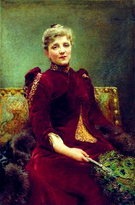 N.A.Khudekova by K.Makovsky (1890)