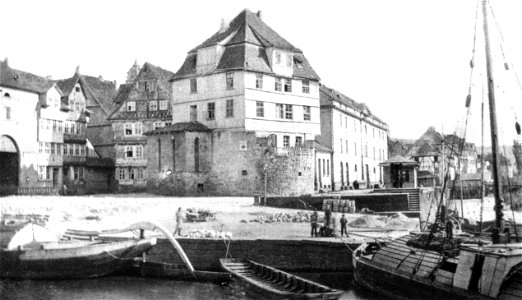 Münden Bremer Schlagd Boote Altes Sydekum 1870