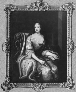 Möjligen Sofia Charlotta, 1668-1705, prinsessa av Pfalz, hertiginna av Braunschweig-Lüneburg - Nationalmuseum - 15890. Free illustration for personal and commercial use.
