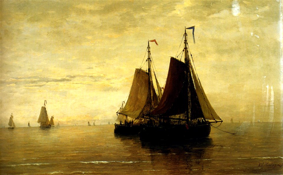 Mesdag Hendrik Willem Kalme Zee