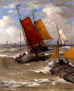 Mesdag Terug van de visvangst