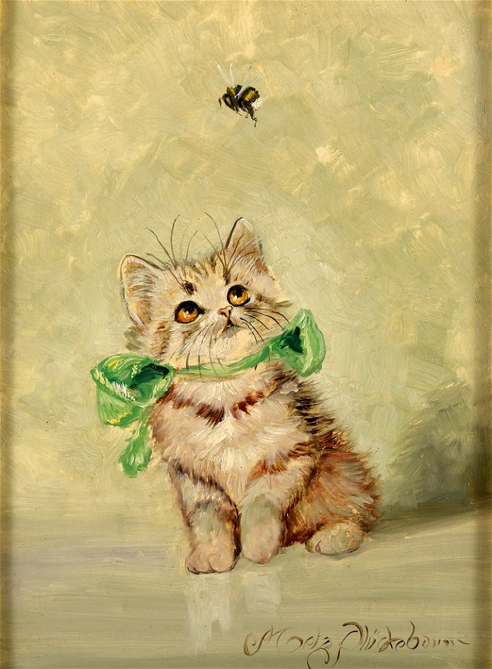 Meta Plückebaum Katze und Hummel