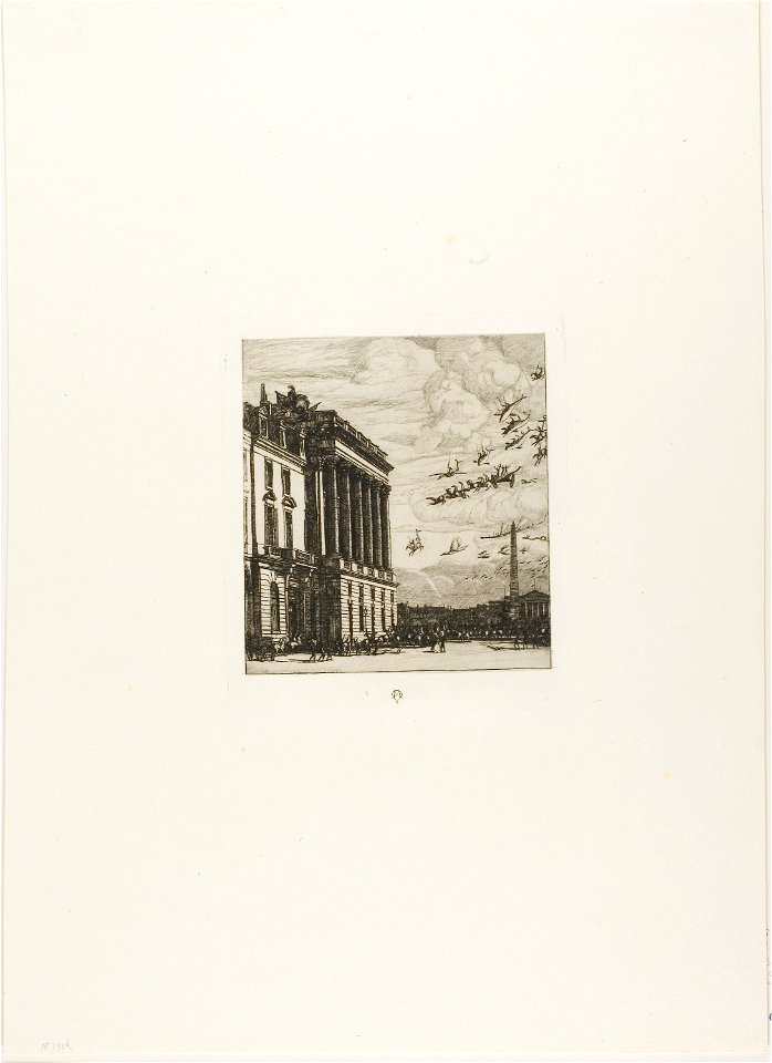 Meryon - The Admiralty, Paris, 1938.1629