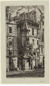 Meryon - Tourelle de la rue de la Tixéranderie, btv1b550011046