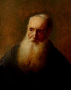 Naar^ Jan Lievens - 'Tronie' of an Old Man - 85 - Mauritshuis. Free illustration for personal and commercial use.