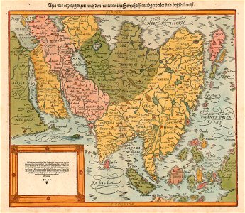 Münster-Petri map of Asia