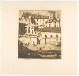 Meryon - The Mortuary, Paris, 1927.4379