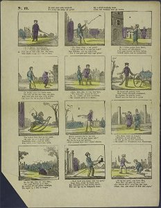 Na eerst eene nutte bezigheid, Een uurtje aan matig spel gewijd-Catchpenny print-Borms 0929
