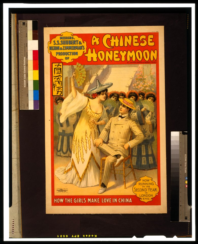 Messrs. S.S. Shubert & Nixon & Zimmerman's production of A Chinese honeymoon by George Dance & Howard Talbot. LCCN2014636734