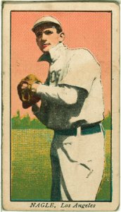 Nagle, Los Angeles Team, baseball card portrait LCCN2007683710