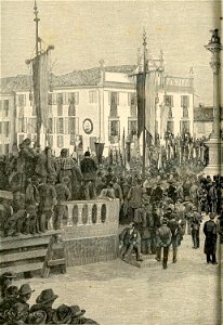 Mestre inaugurazione del monumento ai caduti