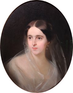 N.N.Lanskaya by Ivan Makarov (1849, Pushkin museum)