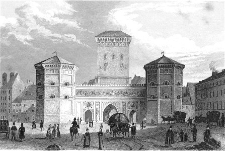 München Isartor Soeltl 1838