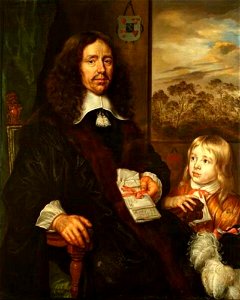 Naar Johannes Mijtens - Dubbelportret van Albert van Nierop (1600-1676) en zijn kleinzoon Albert Schas (1656-1719) - os I-263 - Frans Hals Museum