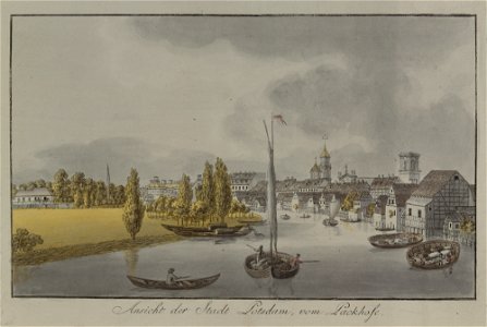 Johann Friedrich Nagel - Ansicht der Stadt Potsdam vom Packhofe