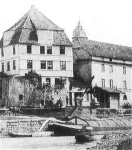 Münden Sydekum Packhof Hafenkran 1880