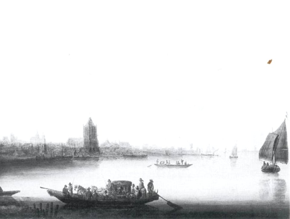 Naar Jan van Goyen - Rivieroever bij Dordrecht - NM 444 - Nationalmuseum