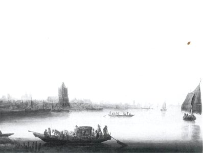 Naar Jan van Goyen - Rivieroever bij Dordrecht - NM 444 - Nationalmuseum