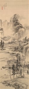 Nakabayashi Chikuto - Distant View of Streams and Mountain - 1976.88 - Yale University Art Gallery