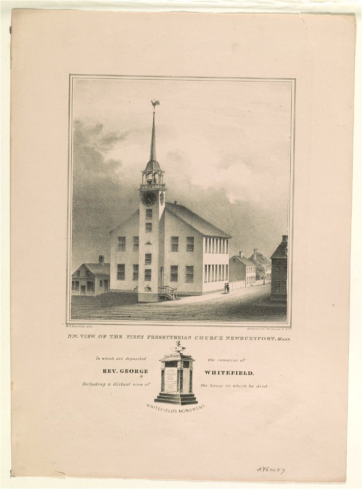 N.W. view of the First Presbyterian Church, Newburyport, Mass. LCCN2003653345