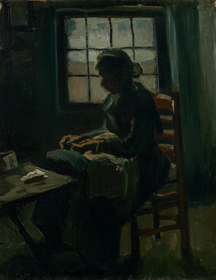 Naaiende vrouw - s0007V1962 - Van Gogh Museum