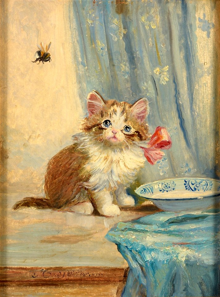Meta Plückebaum Katze und Hummel 2