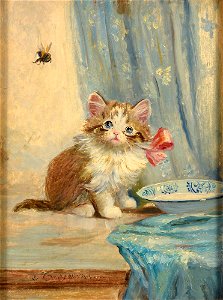 Meta Plückebaum Katze und Hummel 2