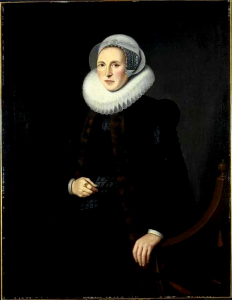 Naar Abraham Vinck - Portret van Mayken Baccher (1565-1612) - 18036 - Centraal Museum
