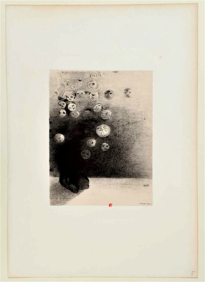 N'y a-t-il pas un monde invisible from the series Le juré Odilon Redon