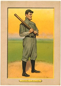Nap Lajoie, Cleveland Naps, baseball card portrait LCCN2007685672