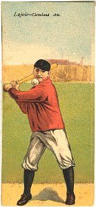 Napoleon Lajoie-Fred. Falkenberg, Cleveland Naps, baseball card portrait LCCN2007683881