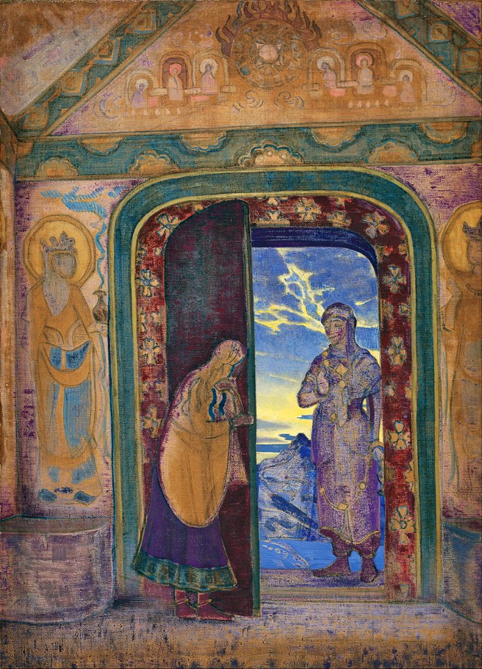 N. Roerich - The Messenger - Google Art Project