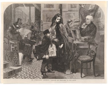 Nameless and Friendless, from the Illustrated London News MET DP834437. Free illustration for personal and commercial use.
