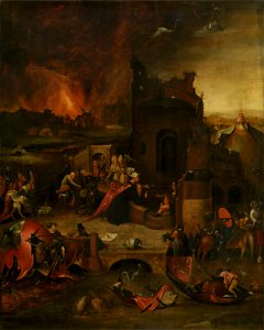 Naar Jheronimus Bosch - Verzoeking van de heilige Antonius de Grote van Egypte (Antwerpen)