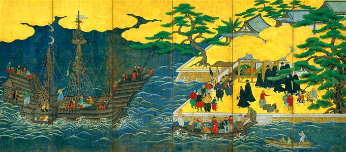 Namban Screen - Google Art Project
