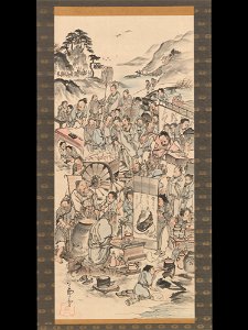 Nagasawa Rosetsu - Drinking Festival of the Eight Immortals of the Wine Cup - 2015.300.204 - Metropolitan Museum of Art