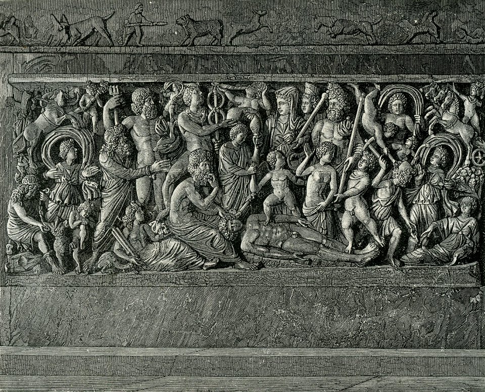 Napoli Museo Nazionale sarcofago rappresentante Prometeo