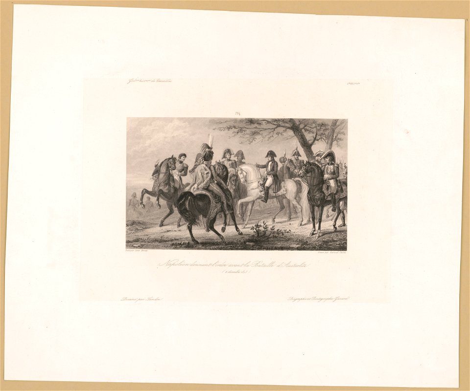 Napoleon donnant l'ordre avant la Bataille d'Austerlitz LCCN2003670733