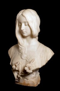 Naisen rintakuva, Sculpture by an Unknown Artist