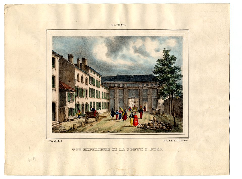 Nancy - vue extérieure de la porte Saint Jean FIE IPO 048