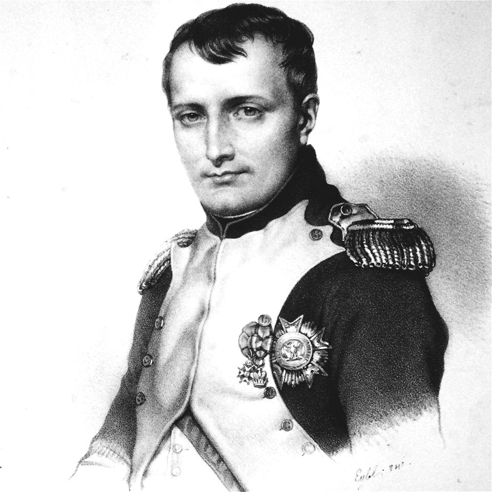 Napoleon Bonaparte Litho crop