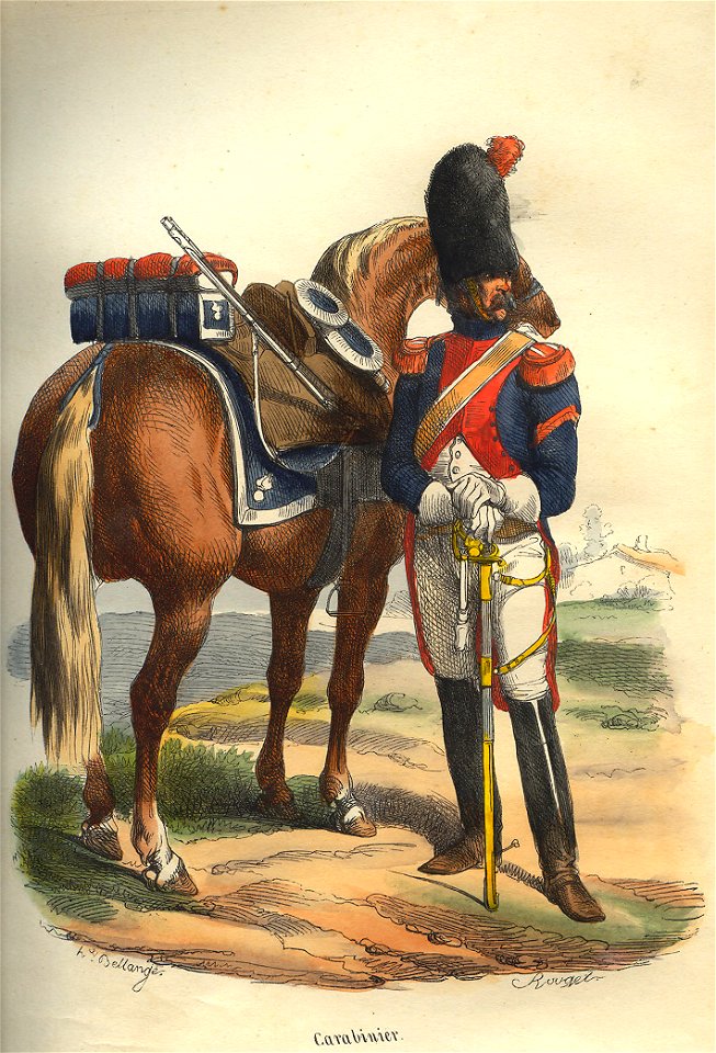 Napoleon Carabinier of 1810 by Bellange