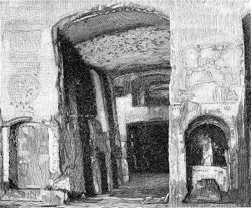 Napoli Catacombe di San Gennaro Ambulacro massimo