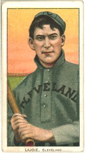 Nap Lajoie, Cleveland Naps, baseball card portrait LCCN2008676565