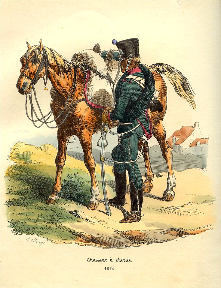 Napoleon Chasseur-a-Cheval by Bellange