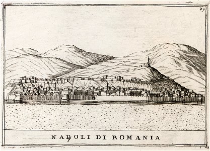 Napoli di Romania - Coronelli Vincenzo - 1686