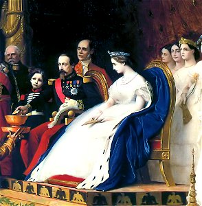Napoleon III Eugenie. Free illustration for personal and commercial use.