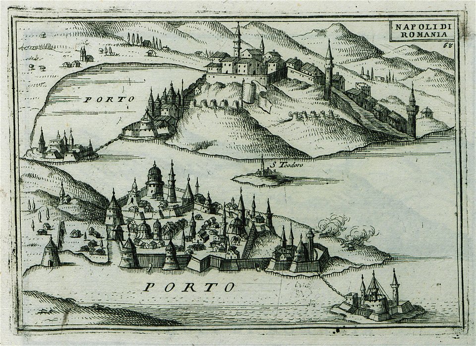 Napoli di Romania - Coronelli Vincenzo - 1688