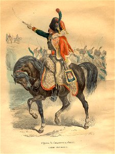 Napoleon Chasseur from Guard by Bellange